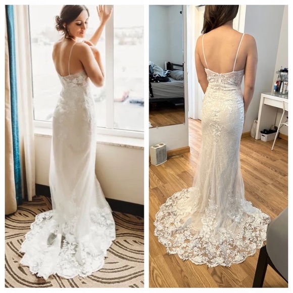 Lulus Luxe Glimmer of Love White Embroidered Lace Mermaid Maxi Dress - Picture 4 of 16